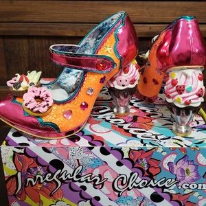 NIB Irregular choice Ice&Slice (orange) 39